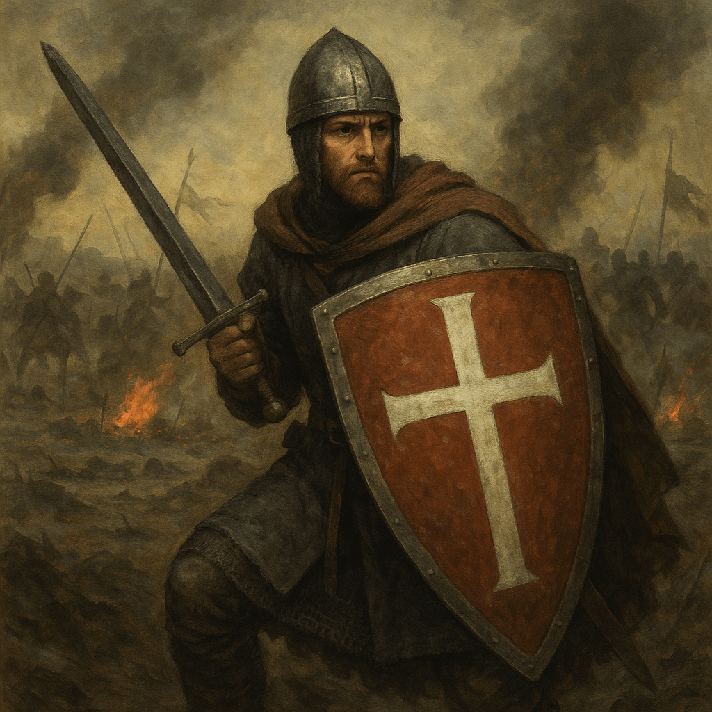 ChristianSoldier - TheIndependentConservative.com Christian soldier standing in defensive position