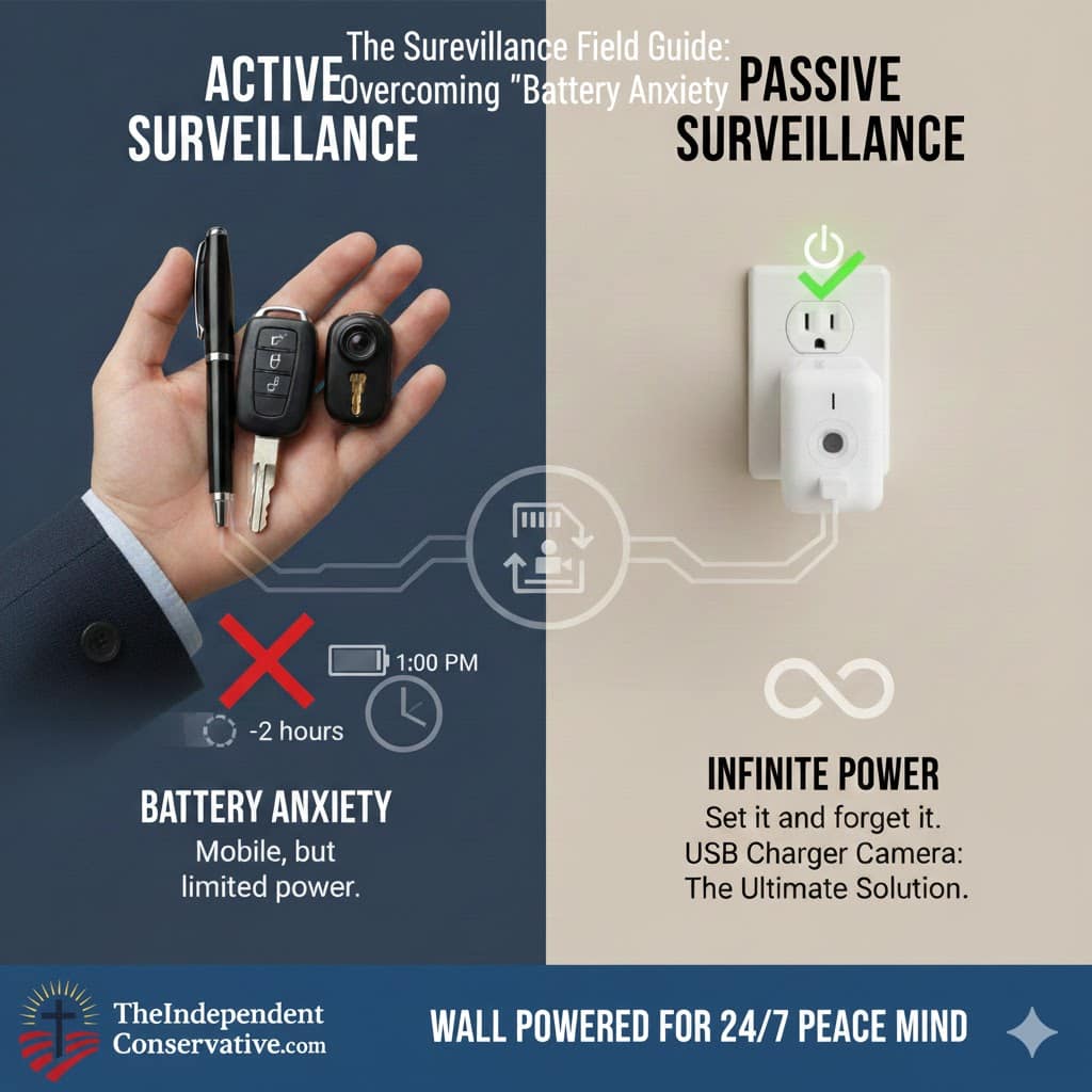 The Hidden Camera Dilemma: Why "Plug-In" Power is the Secret to 24/7 Surveillance