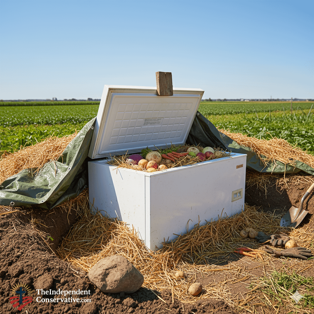 - TheIndependentConservative.com The Upcycled Chest Freezer storm cellar