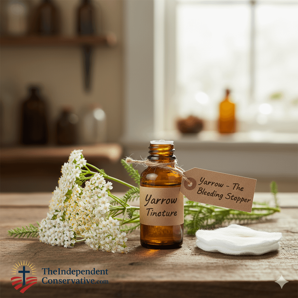 Yarrow - The Bleeding Stopper - TheIndependentConservative.com You can use Yarrow as homestead remedies to stop blood flow and prevent bleeding.