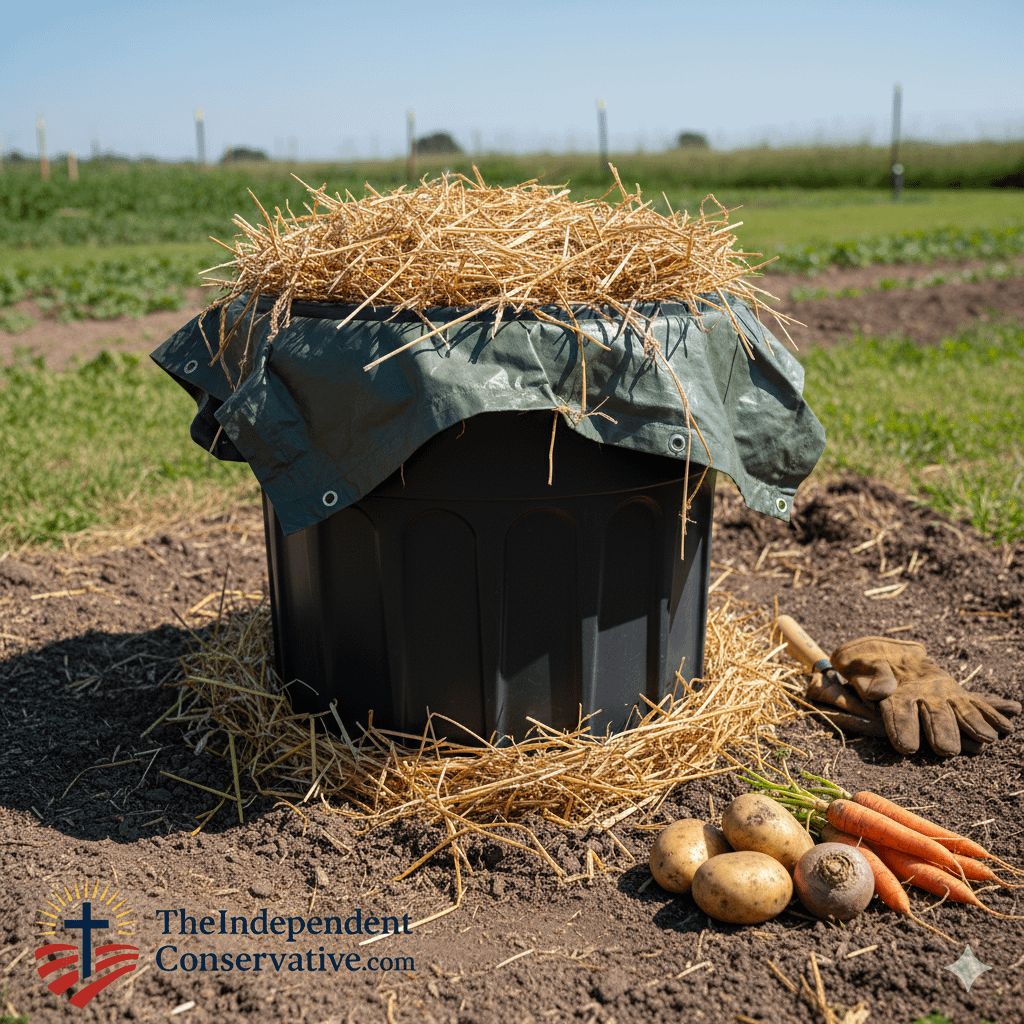 Gemini_Generated_Image_cxyy7scxyy7scxyy - TheIndependentConservative.com The Buried Trash Can is a great storm cellar idea.
