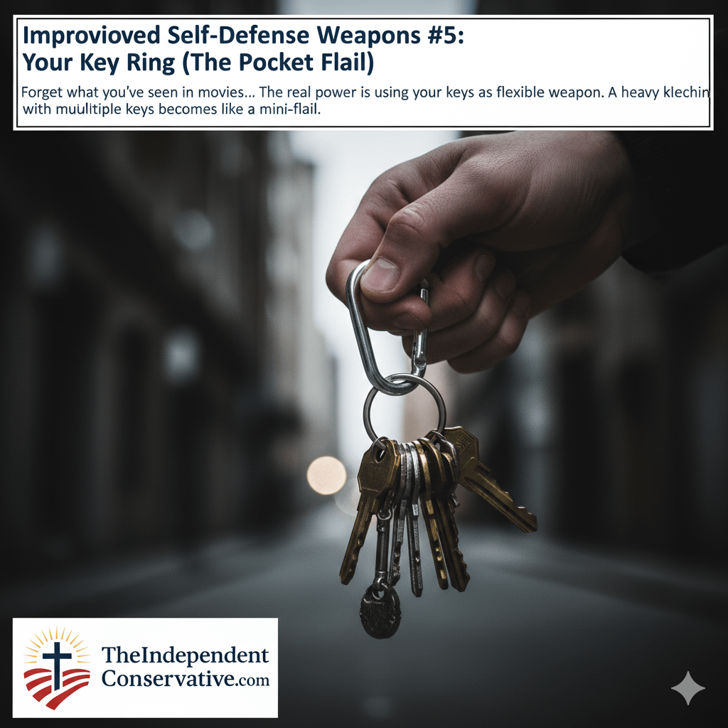 Improvised Self-Defense Weapons #5: Your Key Ring (The Pocket Flail) - TheIndependentConservative.com Improvised Self-Defense Weapons #5: Your Key Ring (The Pocket Flail)