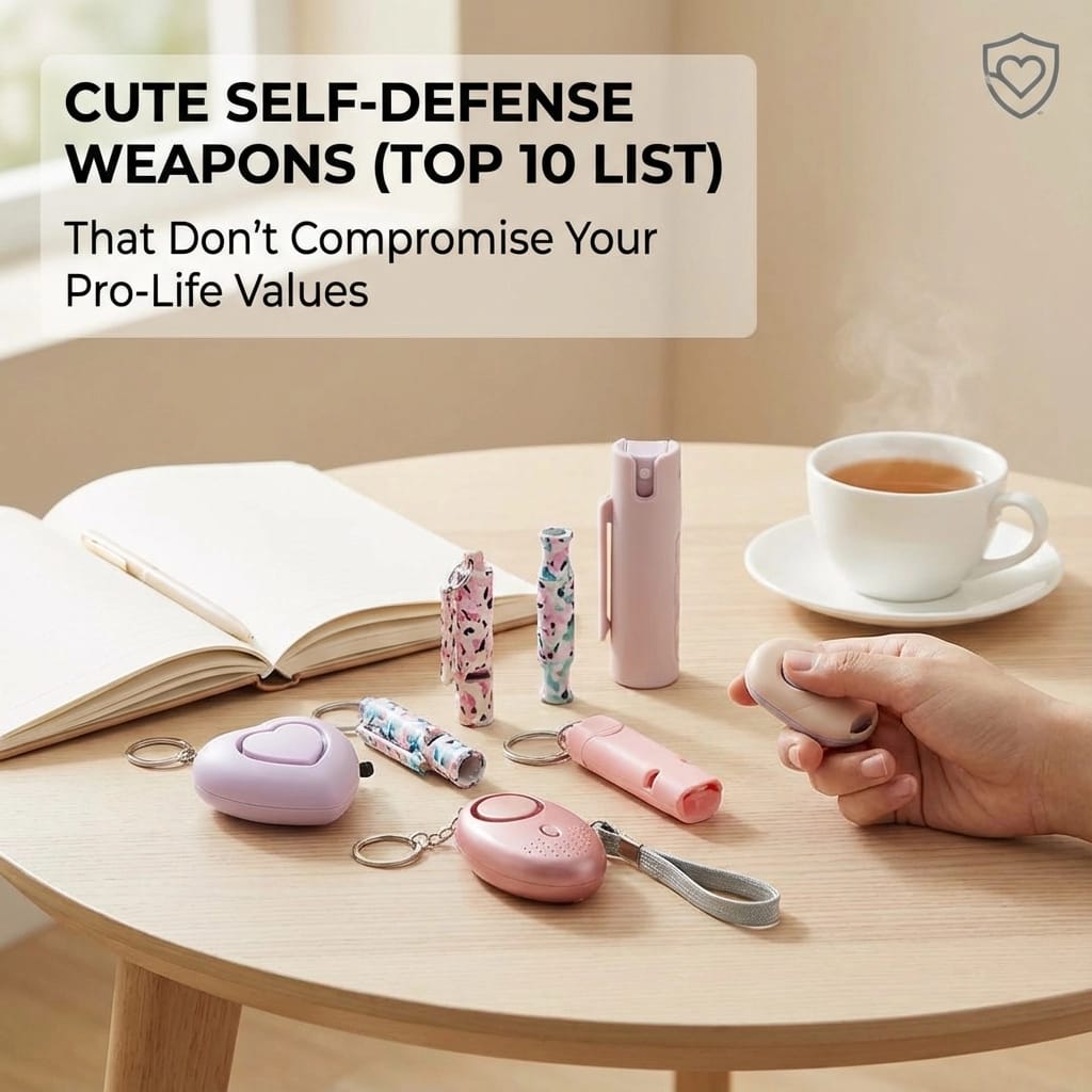 Top Ten List of Cute Self Defense Weapons to Carry for Discreetness.