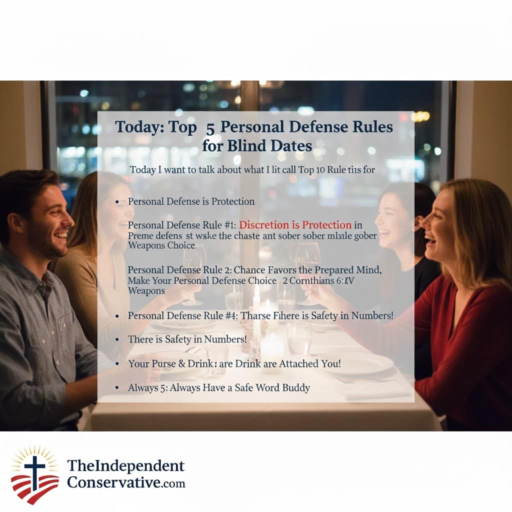 Top 5 Personal Defense Rules to keep you safe on Blind Dates