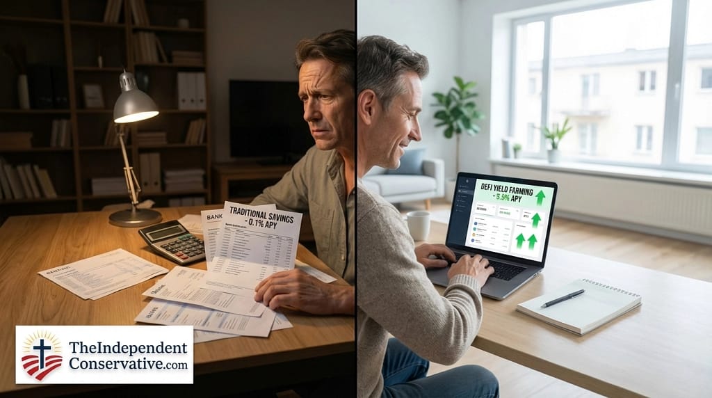 Using Crypto Defi for Stablecoin Yield and Other Ways to Make a Passive Income is Essential in Todays Society. - TheIndependentConservative.com Using crypto defi for stablecoin yield and other ways to make a passive income is essential in todays society.