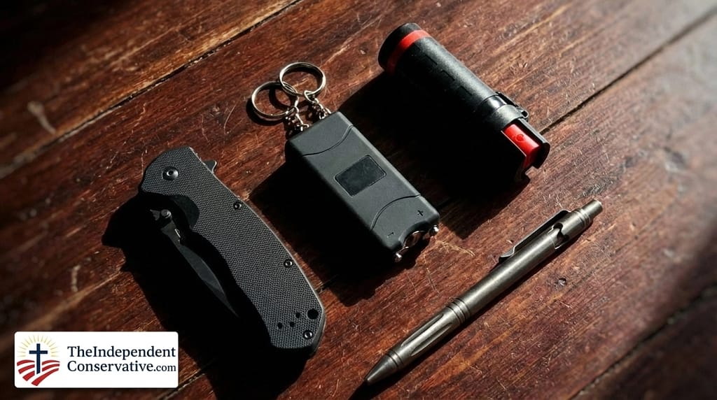 Concealed Self Defense Weapons - TheIndependentConservative.com Knives and pens make great concealed self defense weapons