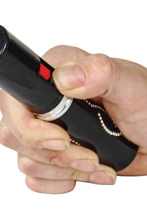 Rechargeable Lipstick Stun Gun Flashlight – 25 Mil. Volt