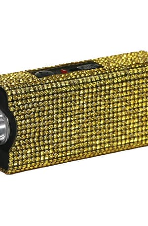 - TheIndependentConservative.com Gold Rhinestun Keychain Stun Gun