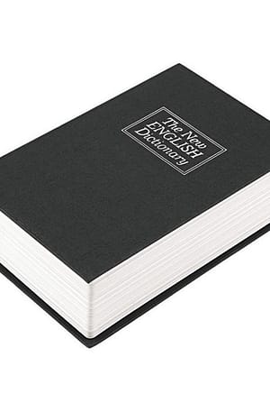 Key Locking Book Safe