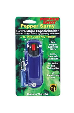 1.2% MC .5 oz Pepper Shot Halo Stream Pepper Spray