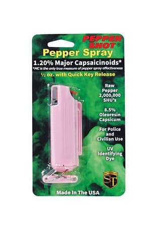 1.2% MC .5 oz Pepper Shot Hard Case Stream Pepper Spray