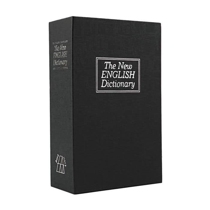 Key Locking Book Safe