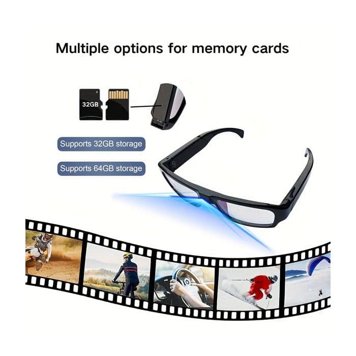 - TheIndependentConservative.com The Eyeglasses Hidden Nanny Camera fits both 32 GB storge and 64GB storage