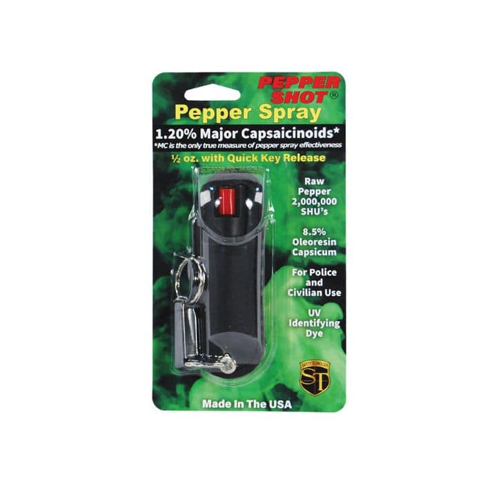 - TheIndependentConservative.com Black Pepper Shot Halo Stream Pepper Spray