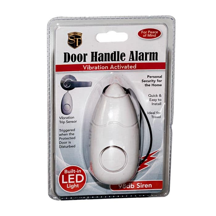 - TheIndependentConservative.com The Portable Door Guard Alarm with Flashlight by Safety Technology