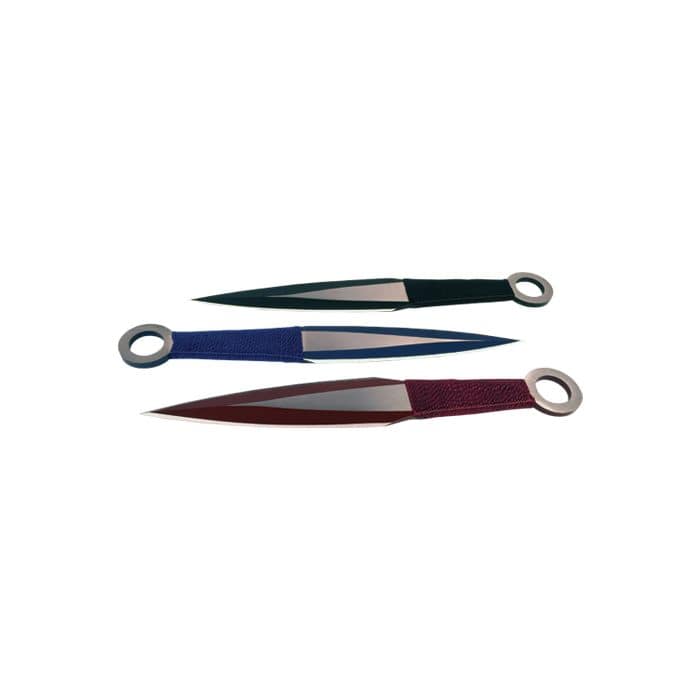 Assorted 3 Piece Throwing Knife Set
