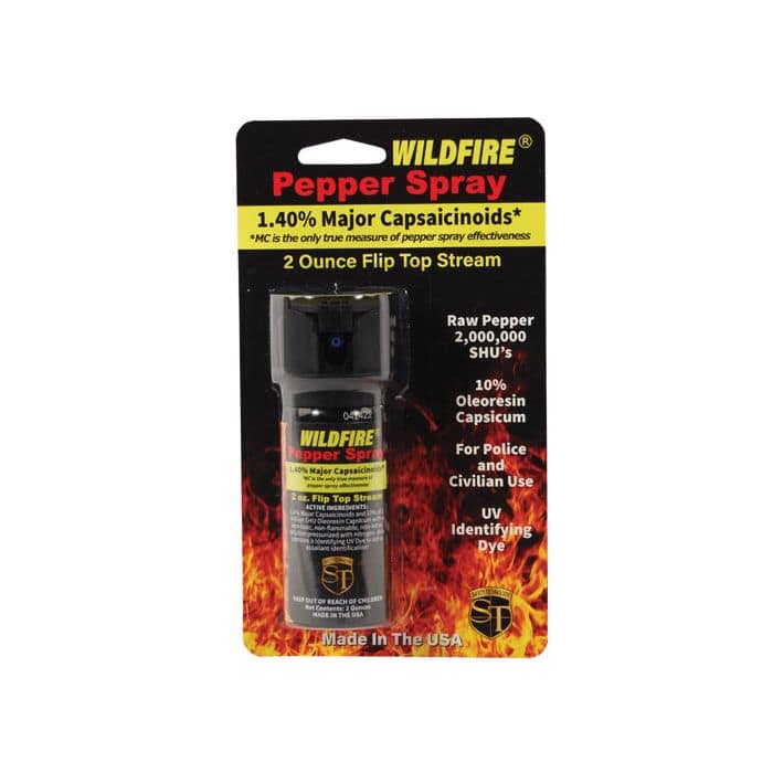 Wildfire 1.4% MC 2 oz pepper spray flip top